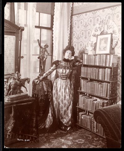 Anita Chartres in the Corner of a Room, c.1898 by Byron Company